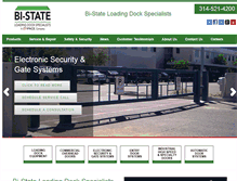 Tablet Screenshot of bistateloadingdock.com